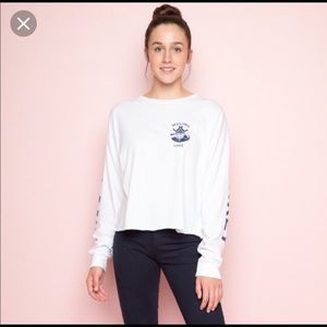 Brandy Melville cropped crewneck(never worn)